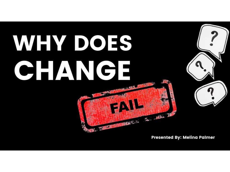 Why does change fail?